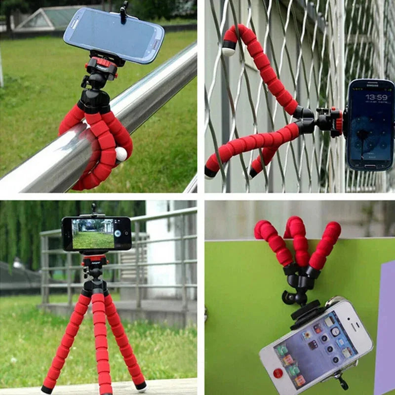 Portable octopus mini tripod stativv for phone camera flexible tripods mobile digicam holder clip smartphone monopod tripe stand