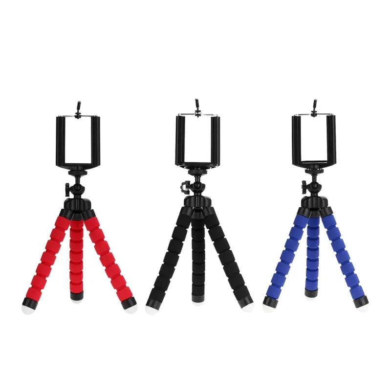 Portable octopus mini tripod stativv for phone camera flexible tripods mobile digicam holder clip smartphone monopod tripe stand